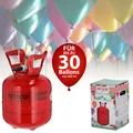 Produktbild: Helium Ballongas ca 30 Ballons Luftballon Heliumflasche Partydeko Hochzeit