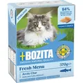 Produktbild: Bozita Häppchen in Sauce mit Saibling 6x370g