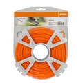 Produktbild: Stihl 9302340 Polyamid-Kunststoff-Mдhfaden, Orange 2.4 mm x 83 m