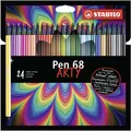 Produktbild: STABILO Premium-Filzstift Pen 68 - ARTY - 24er Pack - mit 24 verschiedenen Farbe