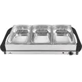 Produktbild: SILVA SH 4.1 Buffetwärmer, Thermostat, 200 W, Edelstahl, 3x 2,5 L,