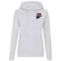 Produktbild: Blondie & Brownie Hoodie Frauen Hoodie MarioFlighPatch Gaming Retro Freizeitlook Baumwolle Set (Einzelartikel) Mario Fligh Patch D Hoodie Urban grau XL
