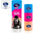 Produktbild: MyCureTape Sports 3 Rollen á 2,5 m x 5 cm, blau, pink, beige