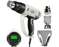 Produktbild: Garage Freaks Heißluftgebläse Heißluftpistole mit 5 M Kabel, LCD-Anzeige, 60-600° C, 2000 in W, bis max. 600 °C, Heißluftfön mit Display - 2000W - Gebläse