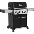 Produktbild: Gasgrill Baron 490 schwarz/edelstahl, mit Seiten- und Heckbrenner