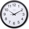 Produktbild: Hama Wanduhr Aruba, Ø 40 cm, geräuscharm, Schwarz (00185876)