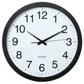 Produktbild: hama Wanduhr Aruba weiß schwarz Kunststoff, Ø 40,0 cm
