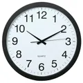 Produktbild: hama Wanduhr Aruba weiß schwarz Kunststoff, Ø 40,0 cm