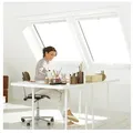 Produktbild: VELUX Dachfenster Lichtlösung DUO Kunststoff ENERGIE PLUS weiß Fenster, 78x118 cm (MK06)