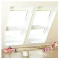 Produktbild: VELUX Dachfenster Lichtlösung QUARTETT Kunststoff ENERGIE PLUS weiß Fenster, 78x118/92 cm (MK06)