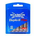 Produktbild: Wilkinson Duplo II 2 Plus Rasierklingen Ersatzklingen mit Aloe Strip, 10er Pack