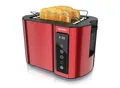 Produktbild: Arendo Toaster Wärmeisoliertes Doppelwandgehäuse, Display mit Restzeitanzeige, 2 kurze Schlitze, für 2 Scheiben, 800 W, Touchpanel, Brötchenaufsatz, 7 Bräunungsgrade, Brotscheibenzentrierung