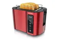 Produktbild: Arendo Toaster Wärmeisoliertes Doppelwandgehäuse, Display mit Restzeitanzeige, 2 kurze Schlitze, für 2 Scheiben, 800 W, Touchpanel, Brötchenaufsatz, 7 Bräunungsgrade, Brotscheibenzentrierung
