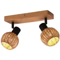 Produktbild: meineWunschleuchte Deckenstrahler, Natur, Holz, Naturmaterialien, 30x18x14 cm, Lampen & Leuchten, Innenbeleuchtung, Spots & Strahler, Deckenspots