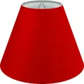 Produktbild: Lampenschirm Stehlampe Hängelampe Rot Baumwolle E14 M=UØ 25cm