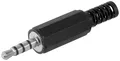 Produktbild: Klinkenstecker-3,5 mm-stereo-4 Kontakte; SS 35 K 4