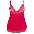 Produktbild: Cottelli CURVES Negligé Cottelli CURVES - Babydoll rot - (2XL,3XL,4XL,L,XL rot 2XL