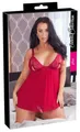 Produktbild: Plus Size Sexy Babydoll Negligee Nachthemd Nachtkleid Dessous rot 2XL rot