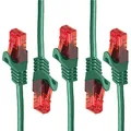 Produktbild: BIGtec LAN Kabel 1,5m Netzwerkkabel grün - 5 Stück - Gigabit Ethernet Kabel RJ45 Stecker Patchkabel für Patchpanel Netzwerk Switch Gaming kompatibel Playstation 5 PS5 XBOX Nintendo Switch 2-Station