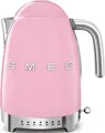 Produktbild: SMEG KLF04PKEU - 1,7 l - 2400 W - Pink - Kunststoff - Edelstahl - Regelbare Temperatur - Wasserstandsanzeige