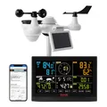 Produktbild: VEVOR Profi WLAN-Wetterstation 7-in-1 solarbetrieben Wettercenter 7,5