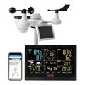 Produktbild: VEVOR WLAN-Wetterstation 7-in-1 solar mit 7,5 Zoll Display 150 m