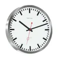 Produktbild: Hermle Wanduhr Bahnhofsuhr Quarzwerk Edelstahl - Hermle Modell: 30471-002100
