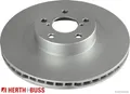 Produktbild: 2x Bremsscheibe HERTH+BUSS JAKOPARTS J3307015 2 Bremsscheiben Vorderachse