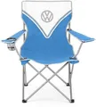 Produktbild: VW Collection T1 Campingstuhl mit Tragetasche, faltbar, front/blau