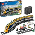 Produktbild: LEGO 60197 City Personenzug mit batteriebetriebenem Motor, ferngesteuertes Set mit Bluetooth-Verbindung, Schienen und Zubehör