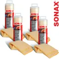 Produktbild: 4x SONAX AutopflegeTuch PLUS Autopflegetuch Trockentuch Trockenleder