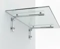 Produktbild: Glaszentrum Hagen 200x90 cm Glasvordach Klar V2A-L