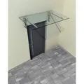 Produktbild: Glaszentrum Hagen - Typ/L 200x90cm Glasvordach Vordach VSG - Klarglas