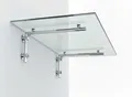 Produktbild: Glaszentrum Hagen Vordach Glaszentrum Hagen 200x90 cm Glasvordach Klar V2A-L