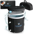 Produktbild: Eishelden Premium XL-Eisbad Ø 80 cm Kryotherapie-Set