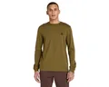 Produktbild: Timberland Langarmshirt DUNSTAN RIVER Long Sleeve Tee (1-tlg) mit Logostickerei, Rundhalsausschnitt, aus Baumwolle, pflegeleicht