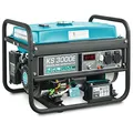 Produktbild: Könner & Söhnen KS 3000E Stromerzeuger, 7 PS 4-Takt Benzinmotor, Kupfer Alternator, E-Start, 3000 Watt, 16A, 230V Generator, für Kleinhaus, Garage oder Camping Blau3e