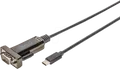 Produktbild: DIGITUS DA-70166 - USB 2.0 Konverter, C Stecker auf RS-232, 1 m