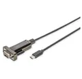 Produktbild: Digitus USB Type-C® 2 auf serial Adapter, DSUB 9M 1m Kabel Länge DA-70166 USB-Adapter