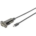 Produktbild: Digitus USB-C®, Seriell Adapter [1x USB-C® Stecker - 1x RS232-Stecker] DA-70166