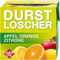 Produktbild: 24 Packungen a 500ml Durstlöscher Quickfit Apfel Orange Zitrone mit Strohhalm