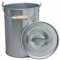 Produktbild: H.G. 1063-64 Ascheeimer mit Deckel, verzinkt 16 L