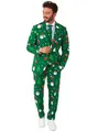 Produktbild: Opposuits Partyanzug Festivity Green Anzug, Cooler Anzug für die Weihnachtsfeier