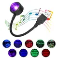 Produktbild: URAQT LED Auto Decke Starlight, USB-Nachtlicht 360° Rotierende Mini Discokugel Dachprojektor-Licht Flexible Innere Lampe für Party Abend Club Bar