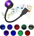 Produktbild: URAQT LED Auto Decke Starlight USB-Nachtlicht 360° Rotierende Mini Discokugel