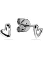 Produktbild: JETTE Paar Ohrstecker JETTE Damen-Ohrstecker 925er Silber, recycelt Herz, STEADY LOVE