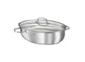 Produktbild: Rösle Bräter Elegance , Edelstahl , Metall , 8 L , oval , 28.5x19x41 cm , backofengeeignet, geschmacksneutral, Deckel hitzebeständig , Kochen, Töpfe, Bräter