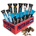 Produktbild: Bodylab24 Protein Bar Mix Box 1, mit 12 unterschiedlichen Proteinriegeln, Eiweißriegel zum Probieren und Verschenken, Low Carb High Protein Riegel