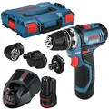 Produktbild: BOSCH Professional GSR 12V-15 FC Akku-Bohrschrauber-Set 12,0 V, mit 2 Akkus