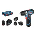 Produktbild: Bosch Akku-Bohrschrauber GSR 12V-15 FC mit 2 x 2,0 Ah-Akku L-BOXX 4 Aufsätze